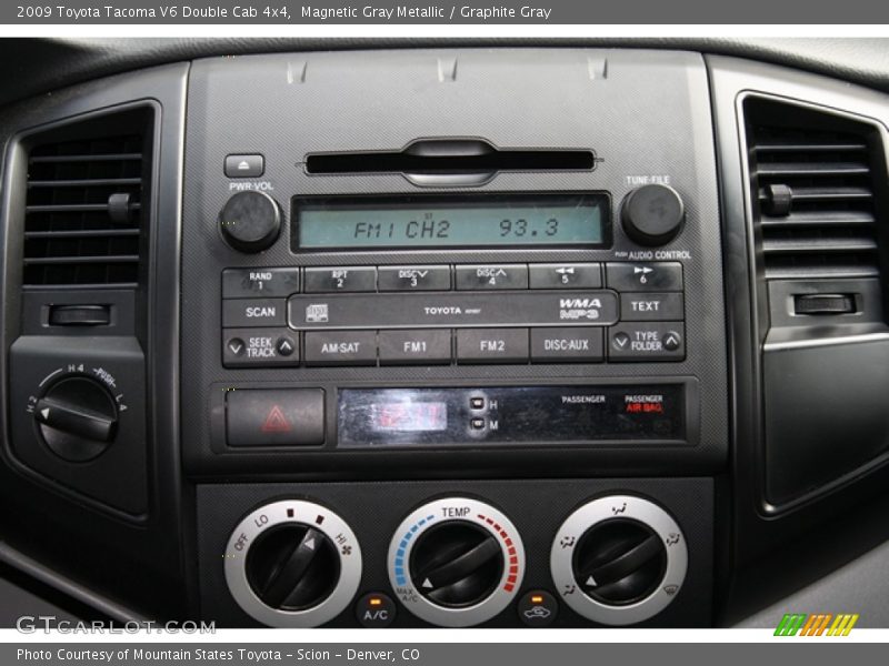 Magnetic Gray Metallic / Graphite Gray 2009 Toyota Tacoma V6 Double Cab 4x4