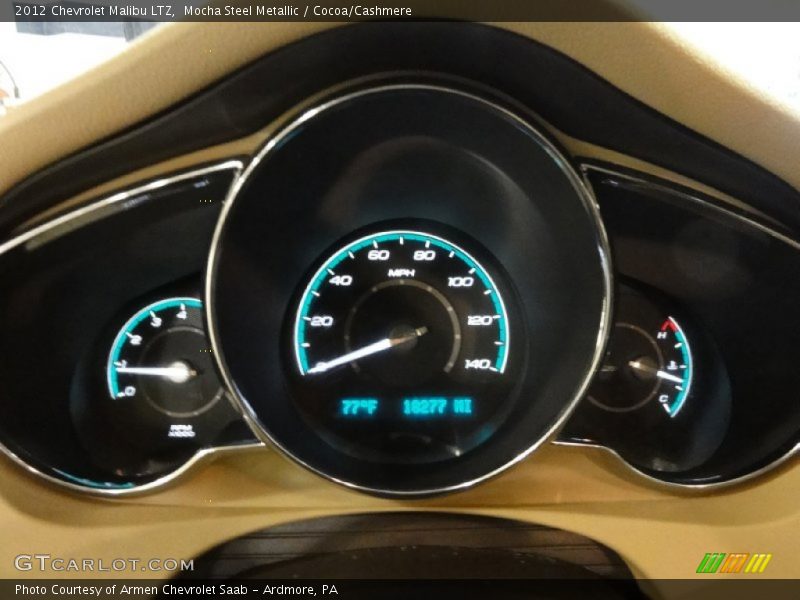 Mocha Steel Metallic / Cocoa/Cashmere 2012 Chevrolet Malibu LTZ