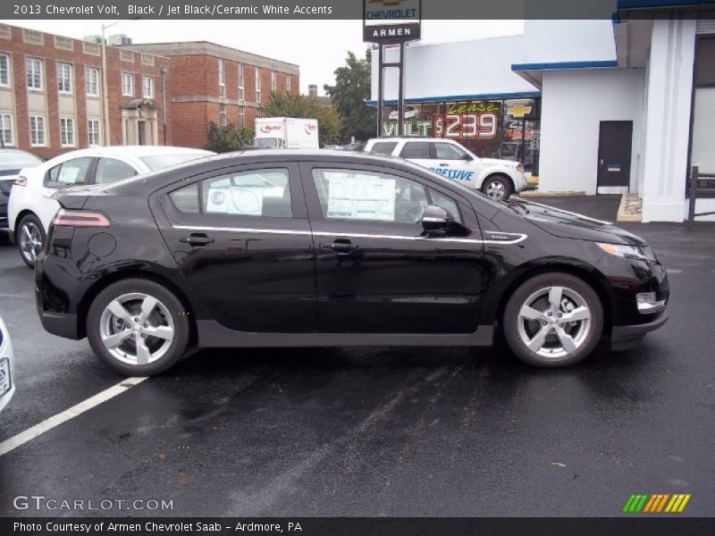 Black / Jet Black/Ceramic White Accents 2013 Chevrolet Volt