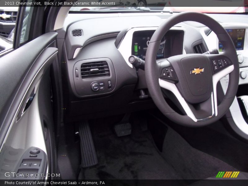 Black / Jet Black/Ceramic White Accents 2013 Chevrolet Volt