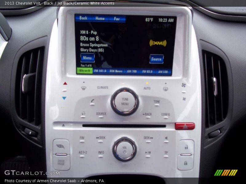 Controls of 2013 Volt 