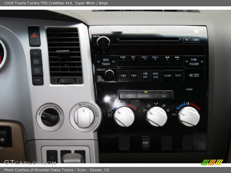 Super White / Beige 2008 Toyota Tundra TRD CrewMax 4x4