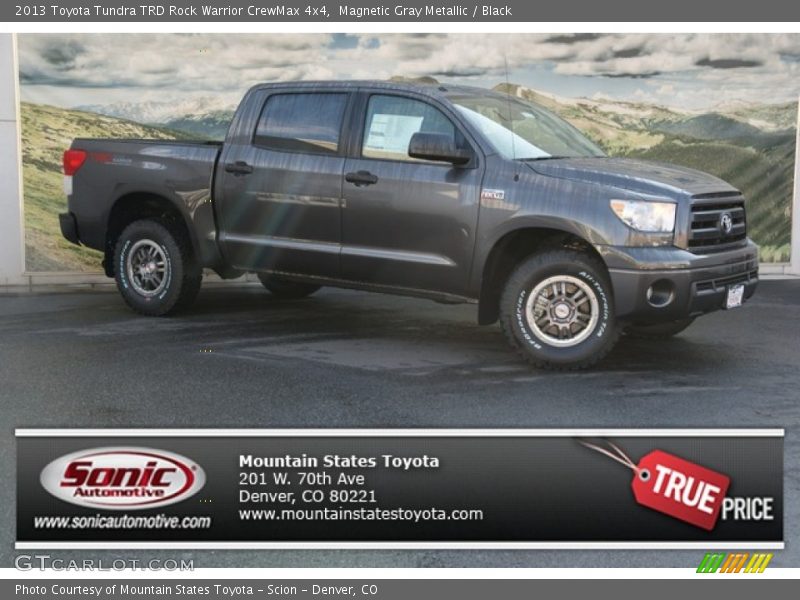 Magnetic Gray Metallic / Black 2013 Toyota Tundra TRD Rock Warrior CrewMax 4x4