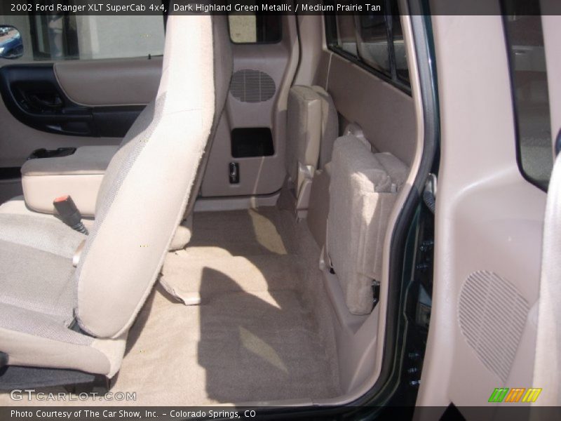 Dark Highland Green Metallic / Medium Prairie Tan 2002 Ford Ranger XLT SuperCab 4x4