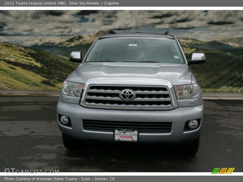 Silver Sky Metallic / Graphite 2013 Toyota Sequoia Limited 4WD