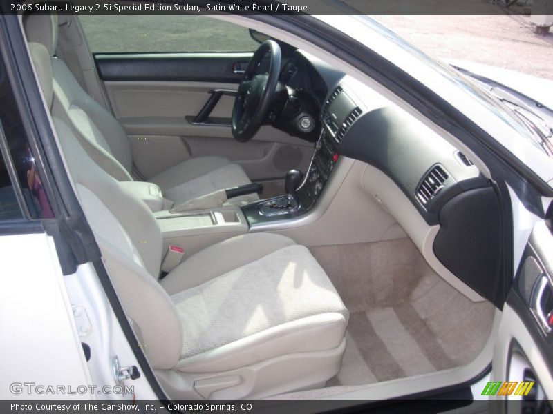 Satin White Pearl / Taupe 2006 Subaru Legacy 2.5i Special Edition Sedan