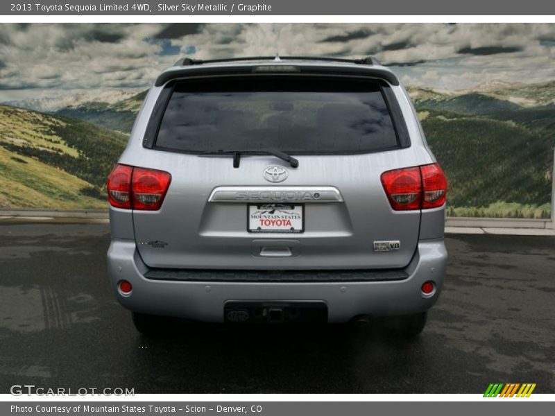 Silver Sky Metallic / Graphite 2013 Toyota Sequoia Limited 4WD