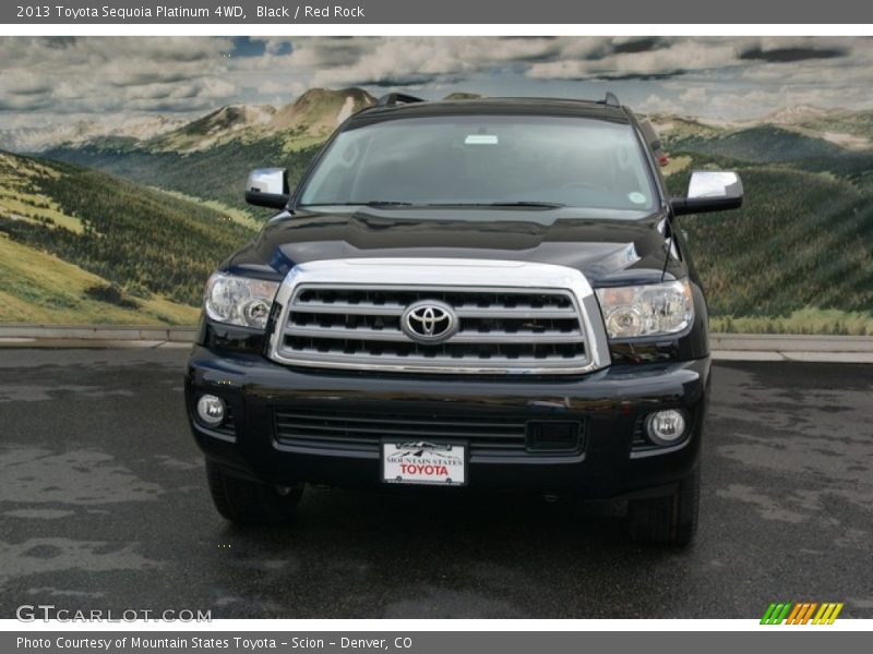 Black / Red Rock 2013 Toyota Sequoia Platinum 4WD