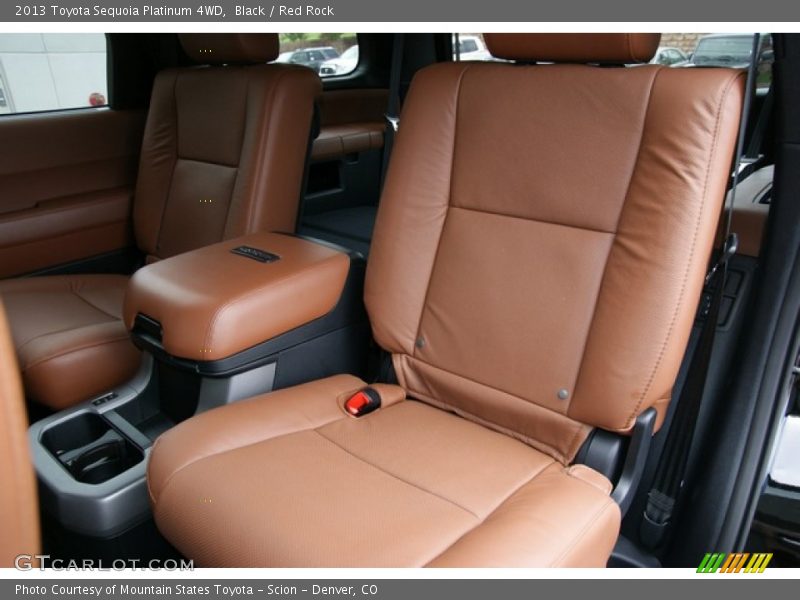  2013 Sequoia Platinum 4WD Red Rock Interior