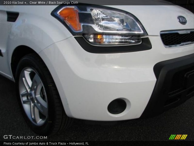 Clear White / Black Soul Logo Cloth 2010 Kia Soul +