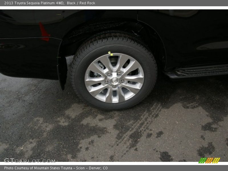 Black / Red Rock 2013 Toyota Sequoia Platinum 4WD