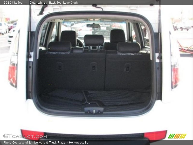 Clear White / Black Soul Logo Cloth 2010 Kia Soul +