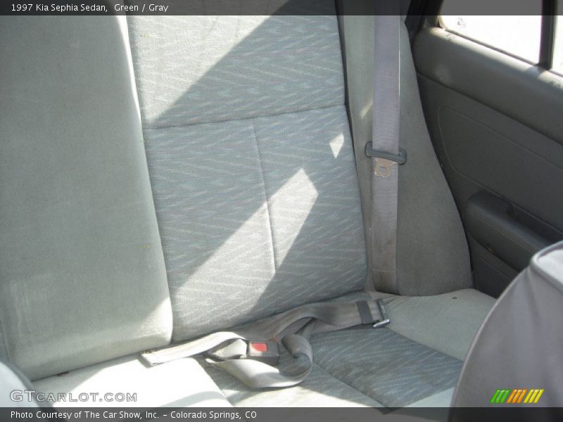 Green / Gray 1997 Kia Sephia Sedan