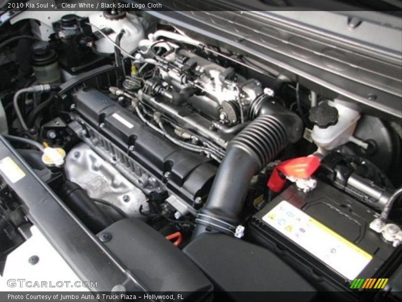 Clear White / Black Soul Logo Cloth 2010 Kia Soul +