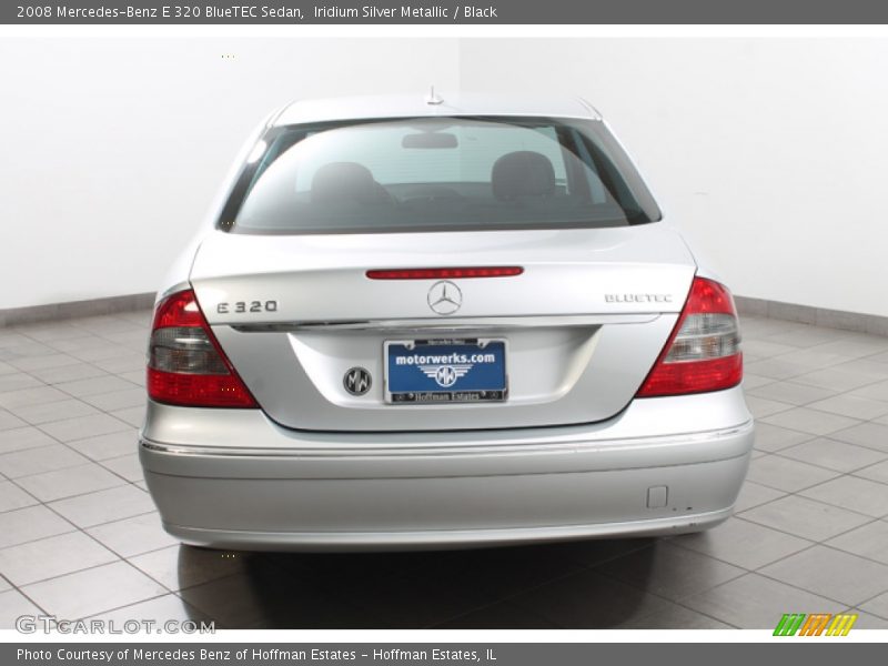 Iridium Silver Metallic / Black 2008 Mercedes-Benz E 320 BlueTEC Sedan