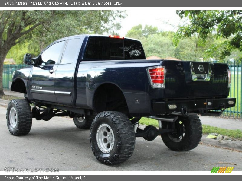 Deep Water Blue / Steel Gray 2006 Nissan Titan LE King Cab 4x4