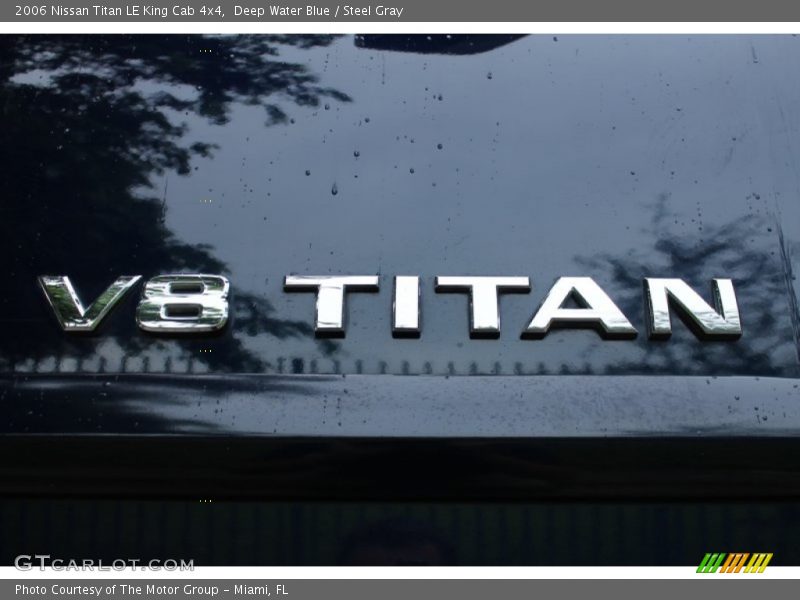 Deep Water Blue / Steel Gray 2006 Nissan Titan LE King Cab 4x4
