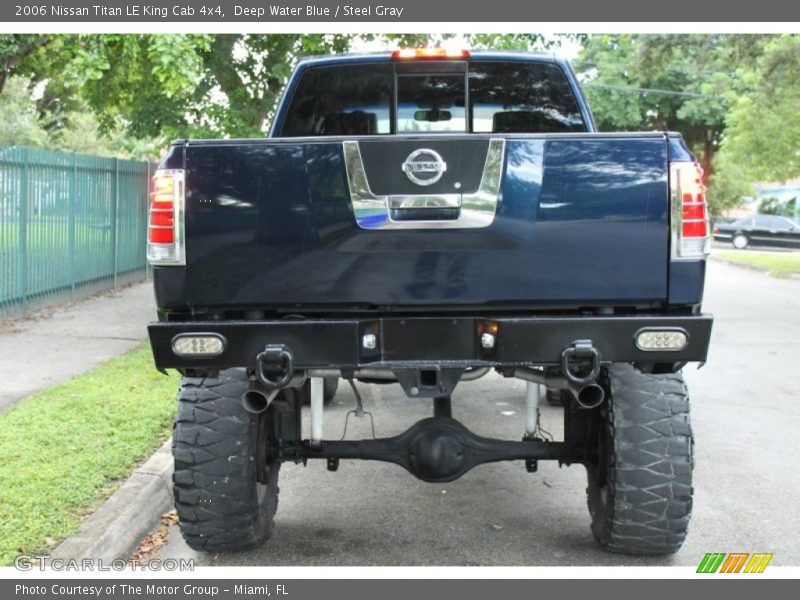Deep Water Blue / Steel Gray 2006 Nissan Titan LE King Cab 4x4