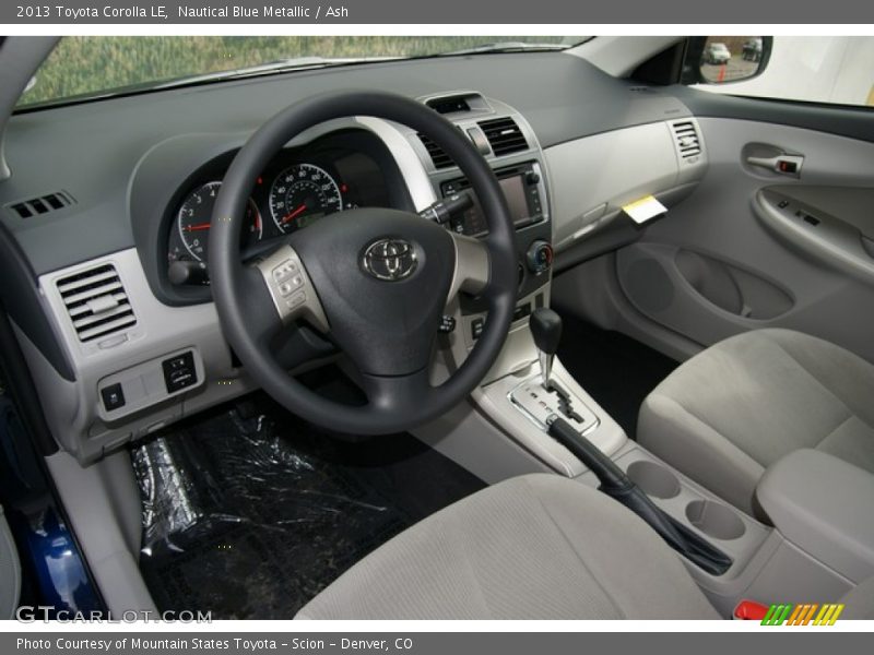 Nautical Blue Metallic / Ash 2013 Toyota Corolla LE