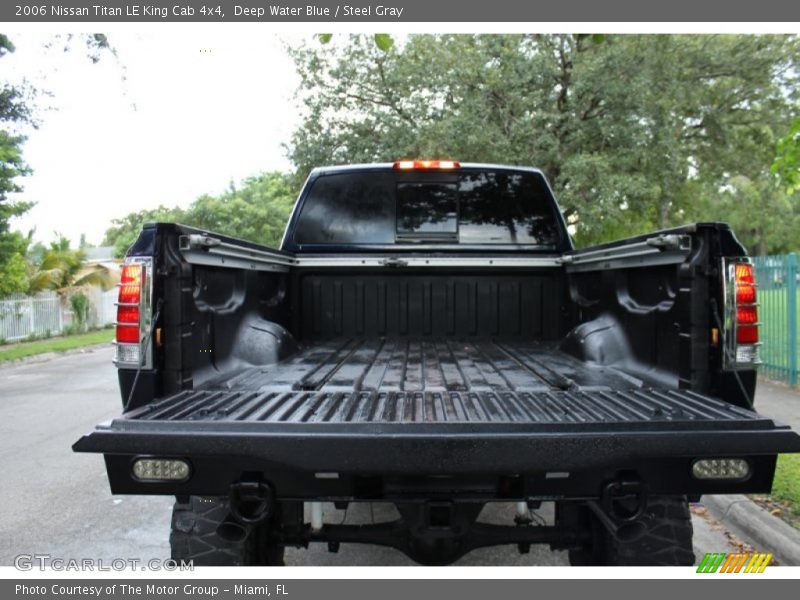 Deep Water Blue / Steel Gray 2006 Nissan Titan LE King Cab 4x4
