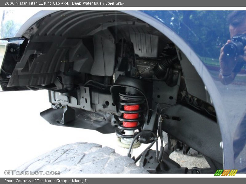 Deep Water Blue / Steel Gray 2006 Nissan Titan LE King Cab 4x4