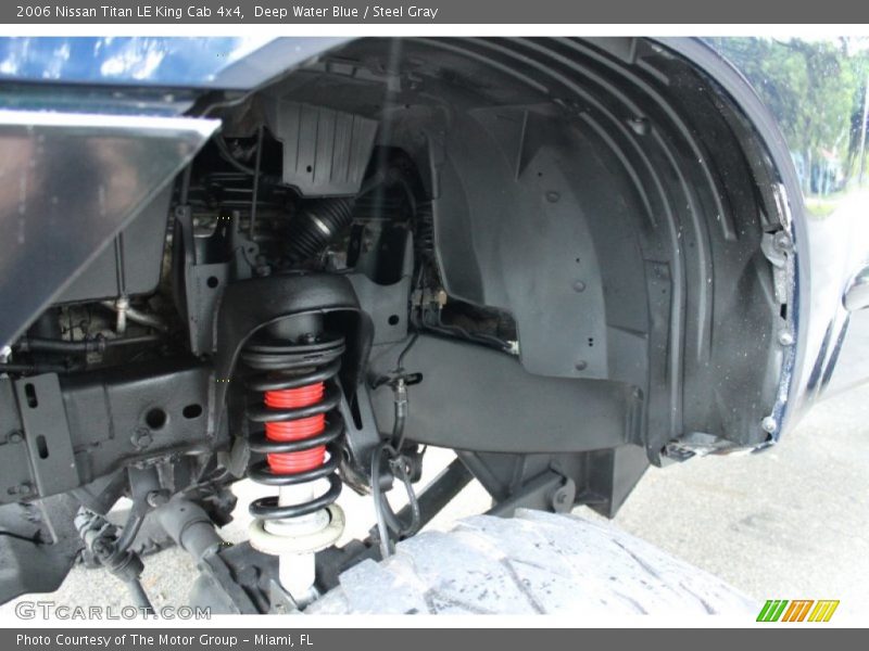 Deep Water Blue / Steel Gray 2006 Nissan Titan LE King Cab 4x4