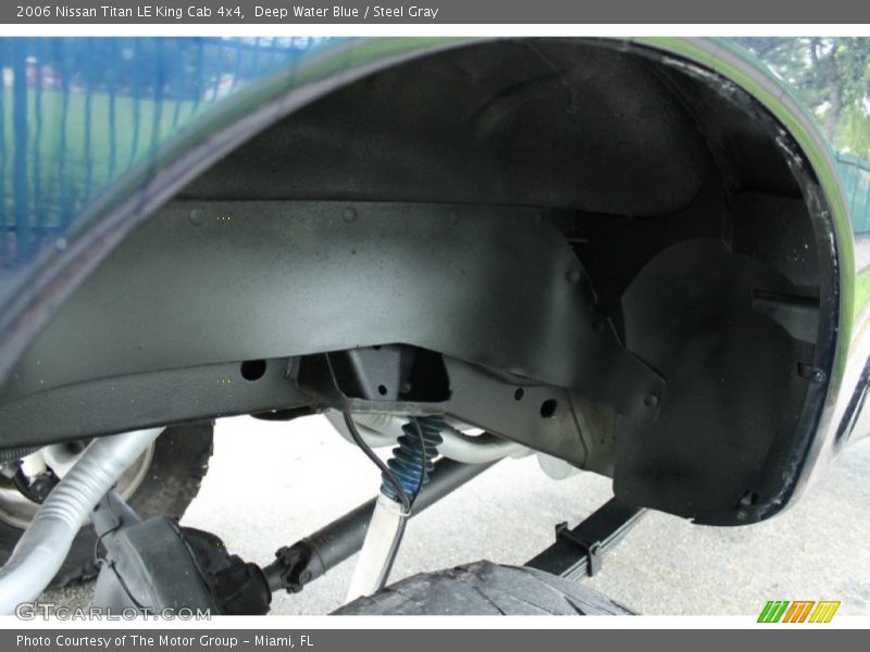 Deep Water Blue / Steel Gray 2006 Nissan Titan LE King Cab 4x4
