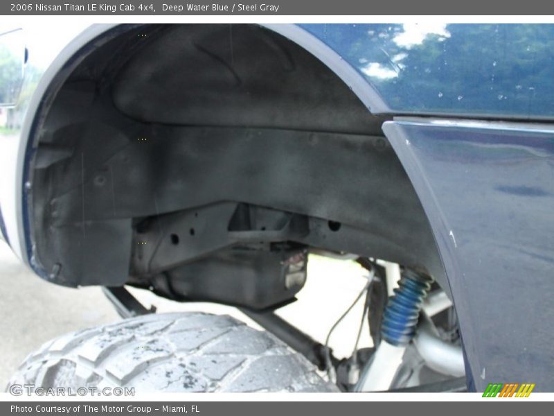 Deep Water Blue / Steel Gray 2006 Nissan Titan LE King Cab 4x4