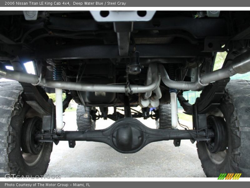 Deep Water Blue / Steel Gray 2006 Nissan Titan LE King Cab 4x4