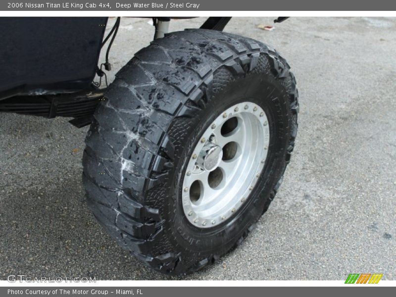 Deep Water Blue / Steel Gray 2006 Nissan Titan LE King Cab 4x4