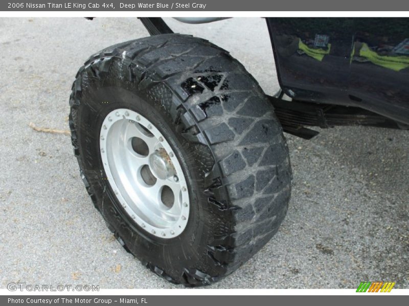 Deep Water Blue / Steel Gray 2006 Nissan Titan LE King Cab 4x4