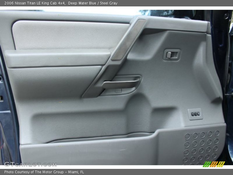 Deep Water Blue / Steel Gray 2006 Nissan Titan LE King Cab 4x4