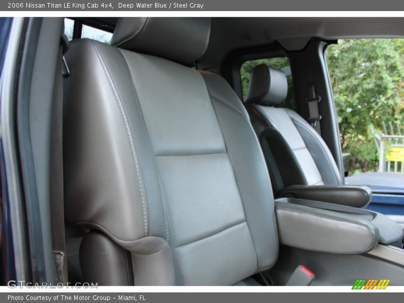 Deep Water Blue / Steel Gray 2006 Nissan Titan LE King Cab 4x4