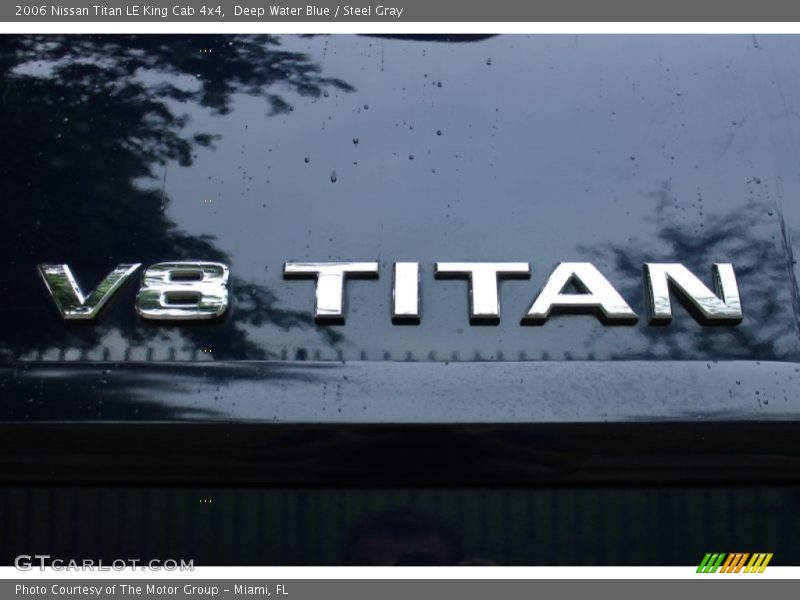 Deep Water Blue / Steel Gray 2006 Nissan Titan LE King Cab 4x4