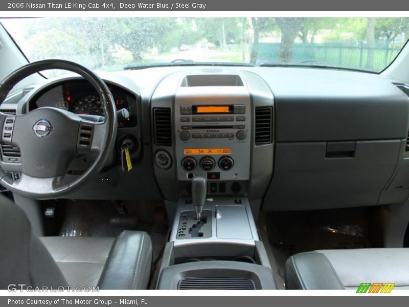 Deep Water Blue / Steel Gray 2006 Nissan Titan LE King Cab 4x4