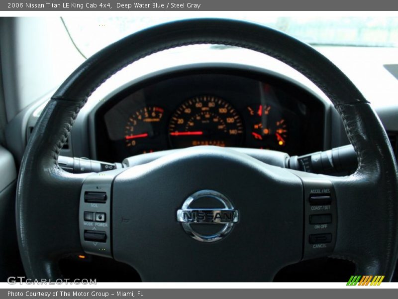 Deep Water Blue / Steel Gray 2006 Nissan Titan LE King Cab 4x4