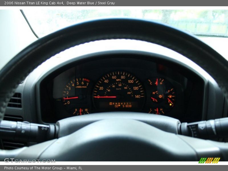 Deep Water Blue / Steel Gray 2006 Nissan Titan LE King Cab 4x4