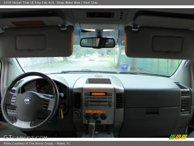 Deep Water Blue / Steel Gray 2006 Nissan Titan LE King Cab 4x4