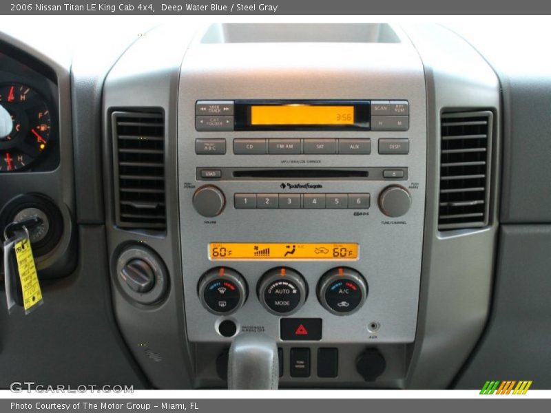 Deep Water Blue / Steel Gray 2006 Nissan Titan LE King Cab 4x4