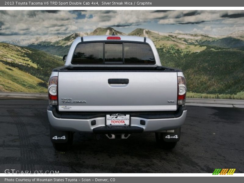 Silver Streak Mica / Graphite 2013 Toyota Tacoma V6 TRD Sport Double Cab 4x4
