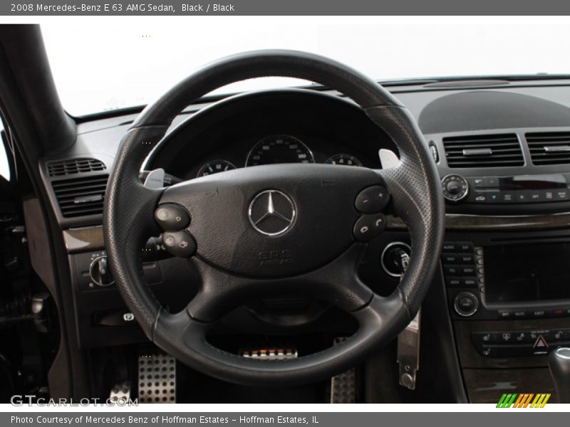 Black / Black 2008 Mercedes-Benz E 63 AMG Sedan
