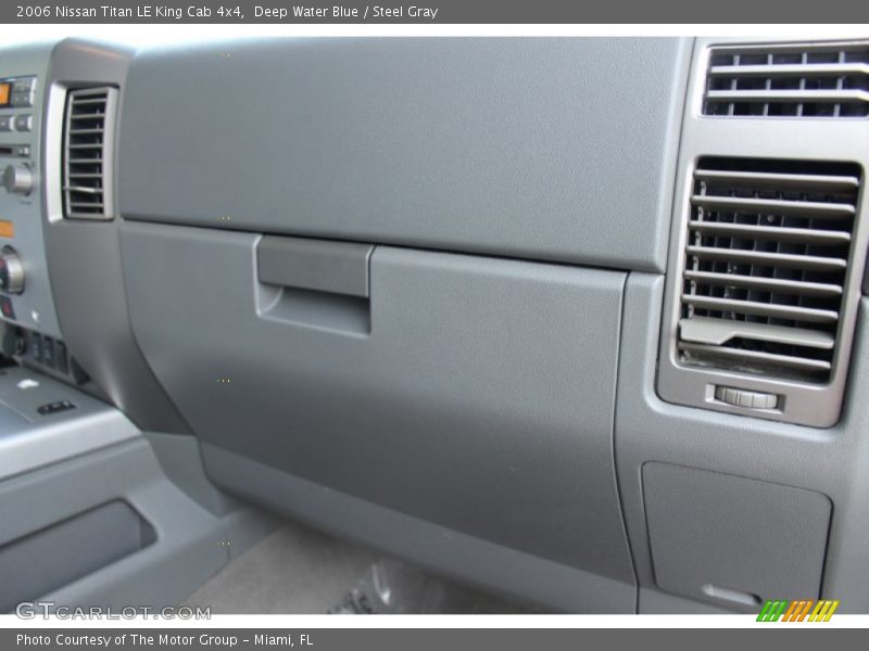 Deep Water Blue / Steel Gray 2006 Nissan Titan LE King Cab 4x4