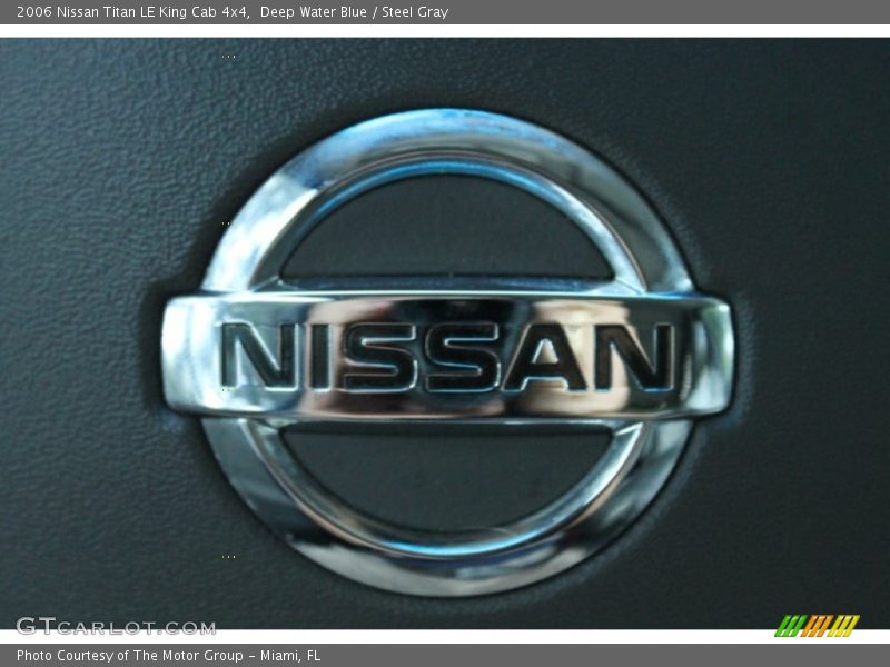Deep Water Blue / Steel Gray 2006 Nissan Titan LE King Cab 4x4