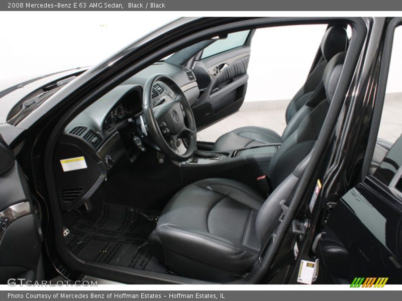 Black / Black 2008 Mercedes-Benz E 63 AMG Sedan