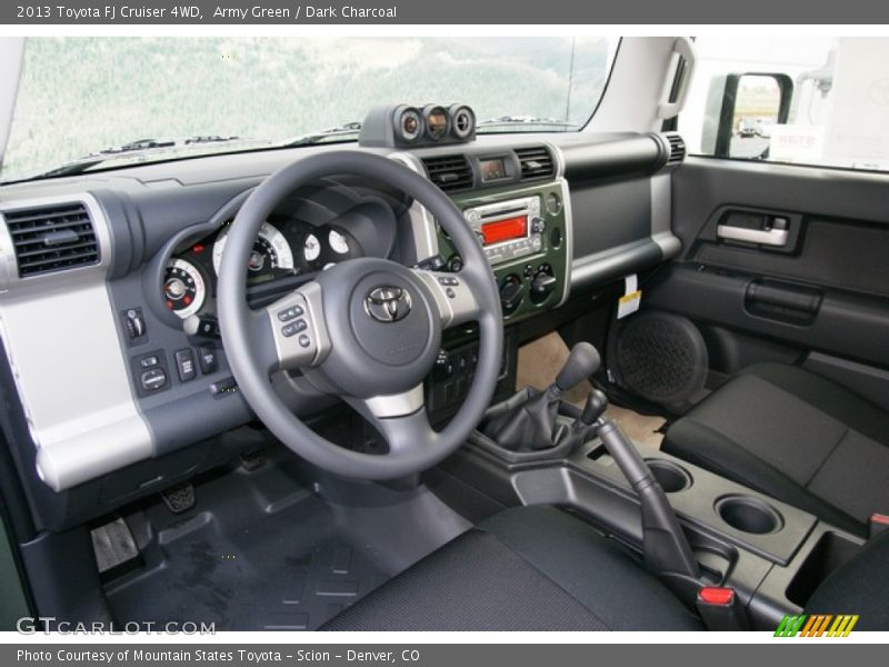  2013 FJ Cruiser 4WD Dark Charcoal Interior
