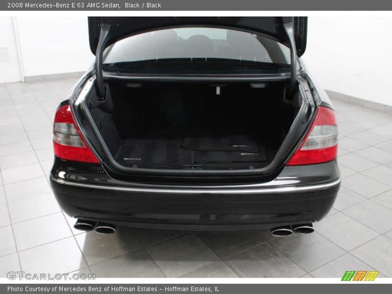 Black / Black 2008 Mercedes-Benz E 63 AMG Sedan