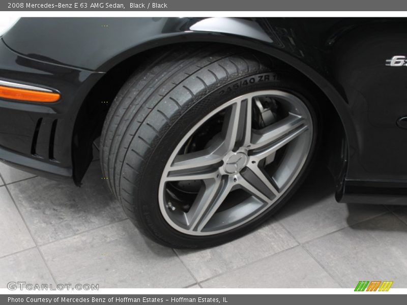 Black / Black 2008 Mercedes-Benz E 63 AMG Sedan