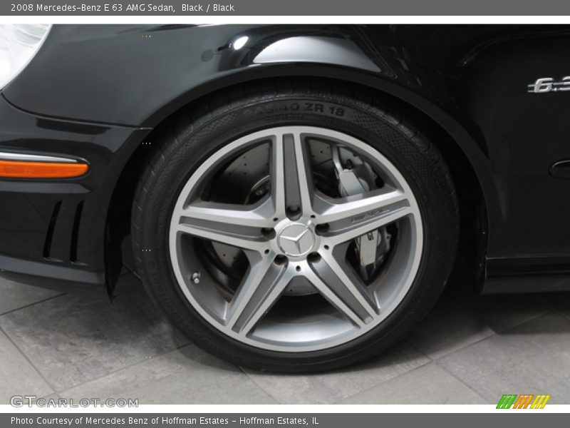 Black / Black 2008 Mercedes-Benz E 63 AMG Sedan