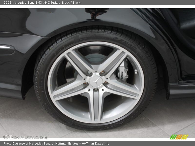 Black / Black 2008 Mercedes-Benz E 63 AMG Sedan