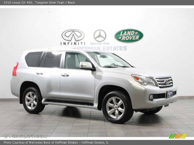 Tungsten Silver Pearl / Black 2010 Lexus GX 460
